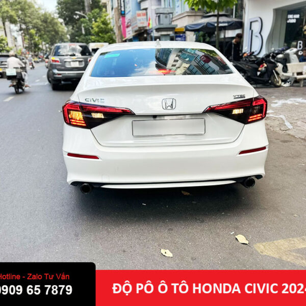 Độ pô ô tô Honda Civic 2024