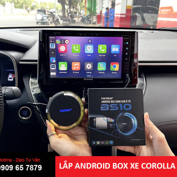 Lắp Android Box Toyota Corolla Cross