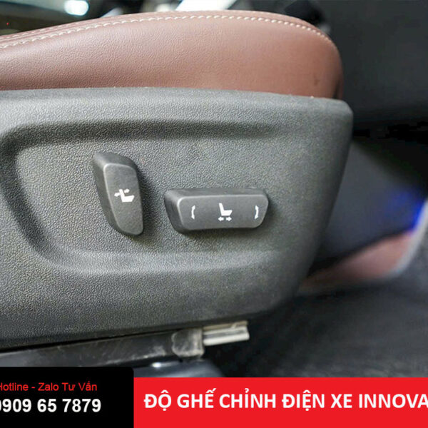 Độ ghế chỉnh điện Innova Cross 2024