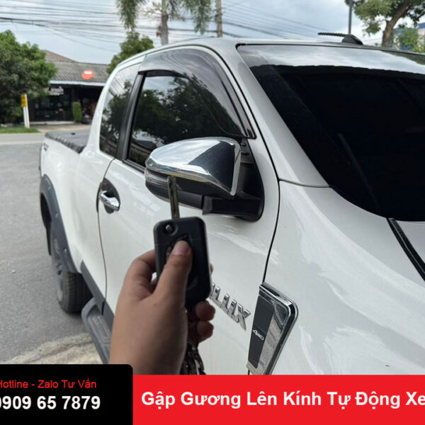 Gập gương lên kính tự động Toyota Hilux
