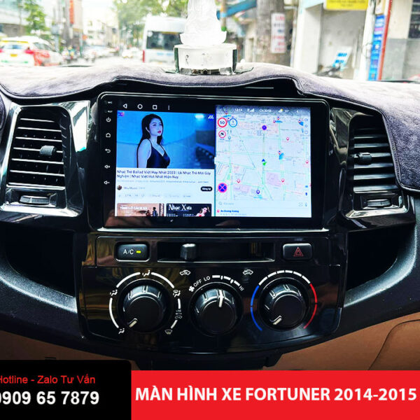 Màn hình Android Fortuner 2014-2015