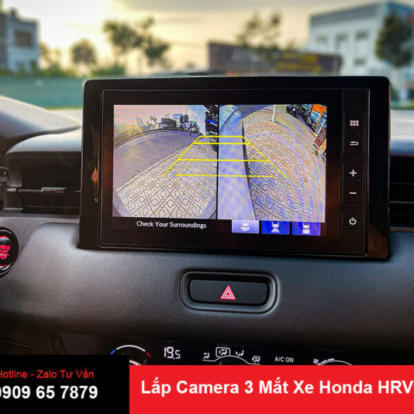 Lắp camera 3 mắt cho Honda HRV 2024
