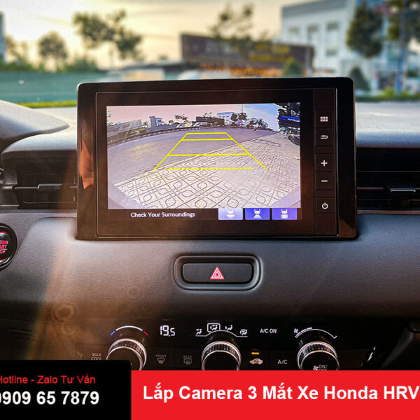 Lắp camera 3 mắt cho Honda HRV 2024
