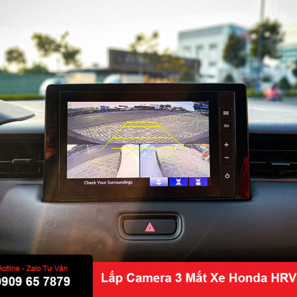 Lắp camera 3 mắt cho Honda HRV 2024