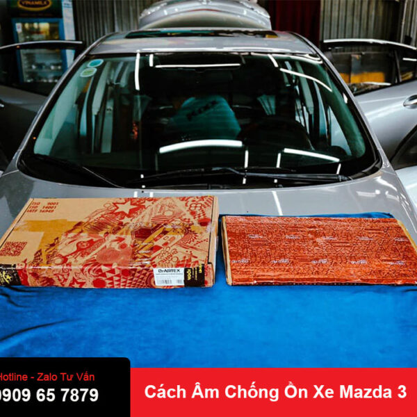 Cách âm chống ồn xe Mazda 3