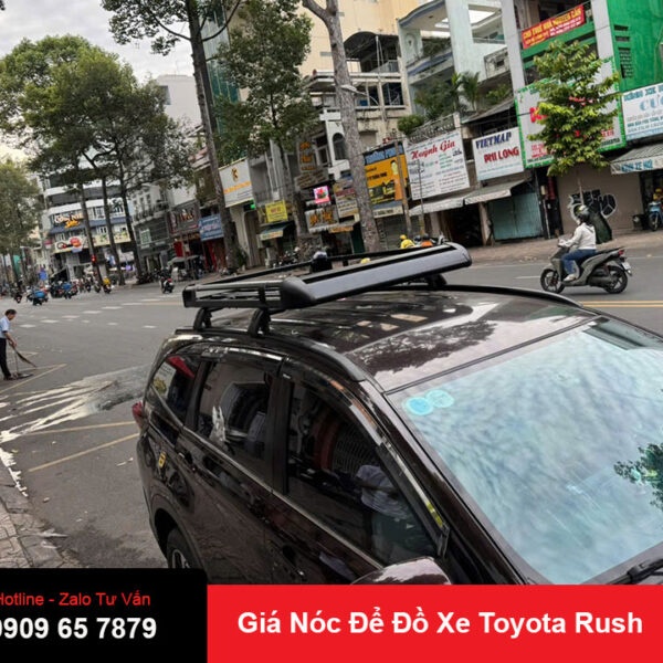 Lắp giá nóc để đồ Toyota Rush