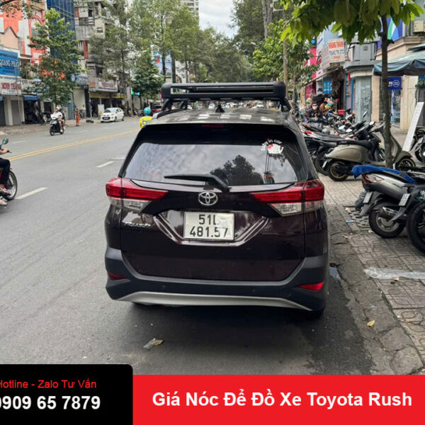 Lắp giá nóc để đồ Toyota Rush