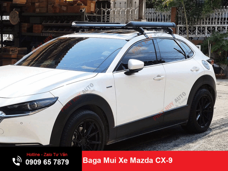 Lắp baga mui cho xe Mazda CX9