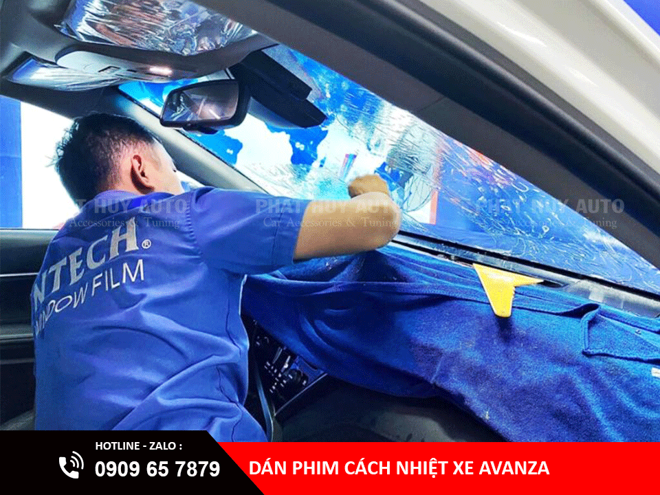Dán phim cách nhiệt Toyota Avanza