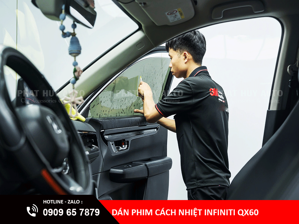 Dán phim cách nhiệt xe Infiniti QX60