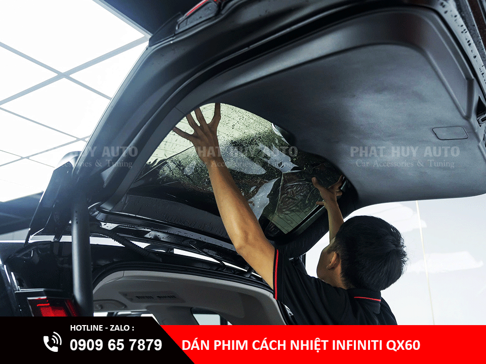Dán phim cách nhiệt xe Infiniti QX60