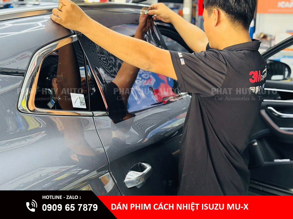 Dán phim cách nhiệt Isuzu Mu-X 2025