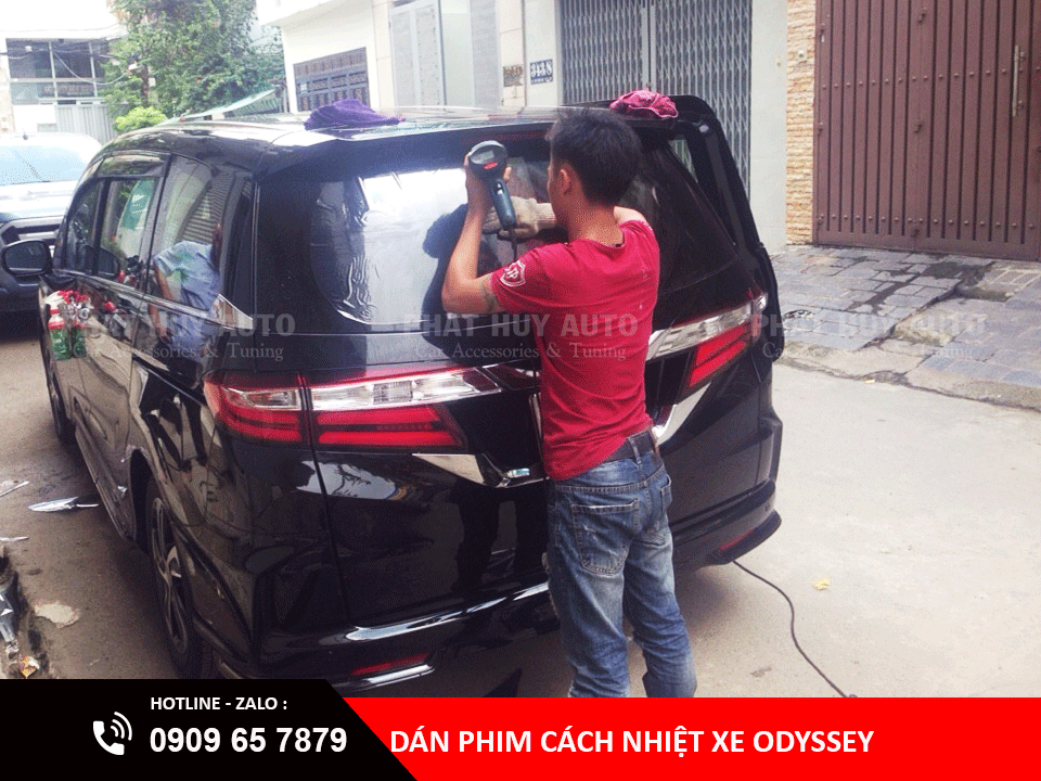 Dán phim cách nhiệt xe Odyssey